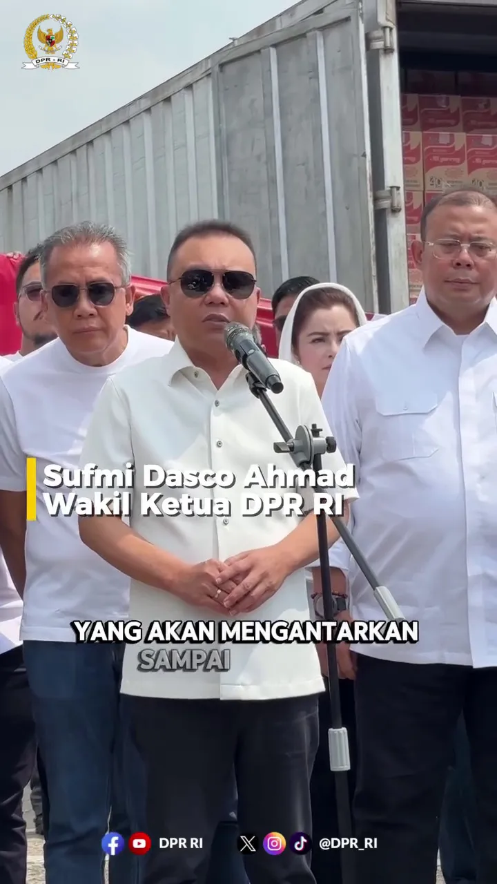 DPR kirim 15 juta ton beras bagi korban bencana Sumatra © 2025 Instagram DPR kirim 15 juta ton beras bagi korban bencana Sumatra © 2025 Instagram