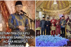 7 Potret pejabat hadiri resepsi anak petinggi kader PAN di Padang, bertepatan agenda ke lokasi bencana