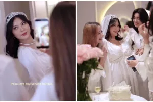 2 Tahun lalu viral diselingkuhi suami lalu cerai, kini nikah lagi, 9 potret bridal shower Hanum Mega