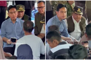 Gibran tinjau pengungsian banjir Sumatra, pastikan logistik makan 3 kali sehari tersedia