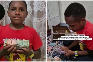 Mulianya bocah Papua ini, bongkar celengan Natal Rp1,6 juta untuk bantu korban banjir Sumatra