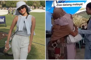 Takziah ke rumah duka ayah Pratama Arhan, Azizah Salsha dikritik tak pakai hijab, ini alasannya