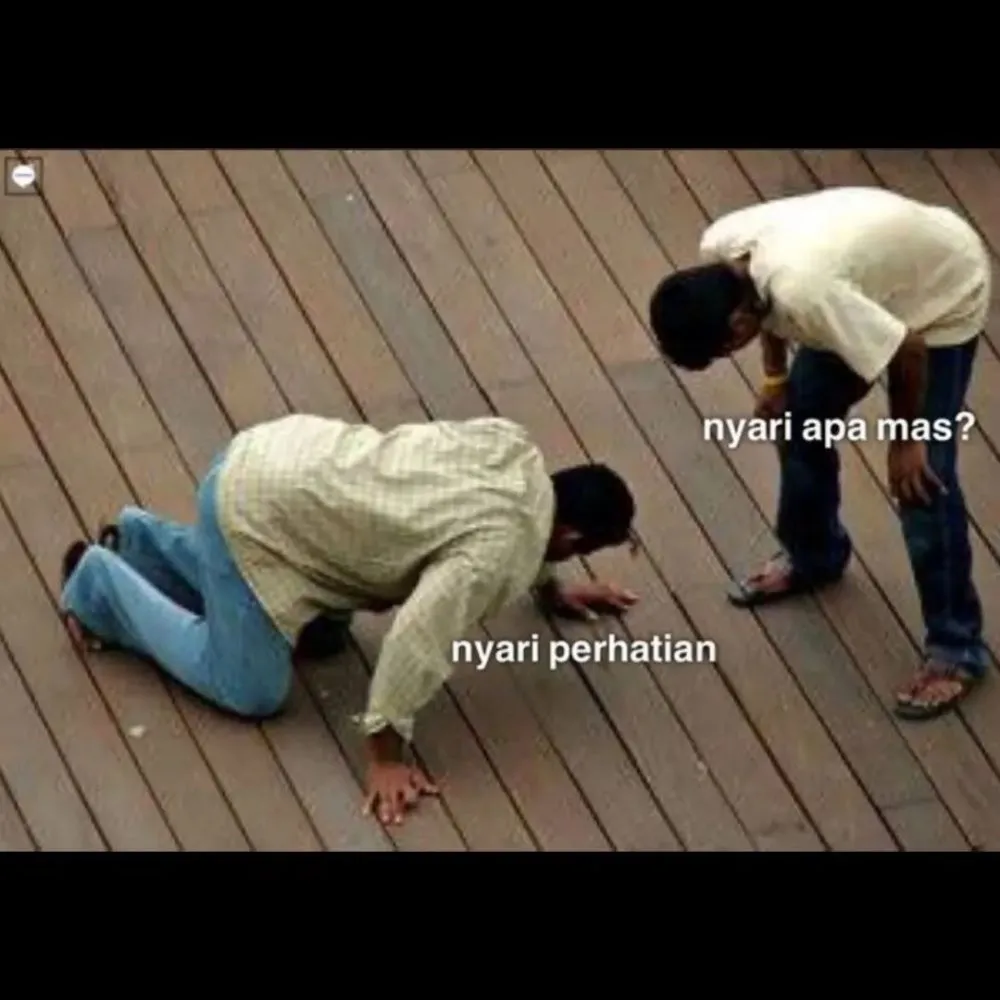 meme percakapan dua orang © Instagram meme percakapan dua orang © Instagram