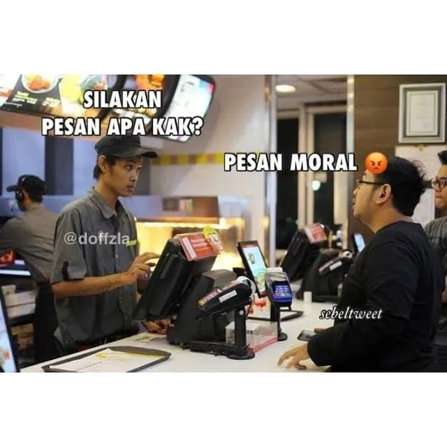 meme percakapan dua orang © Instagram meme percakapan dua orang © Instagram