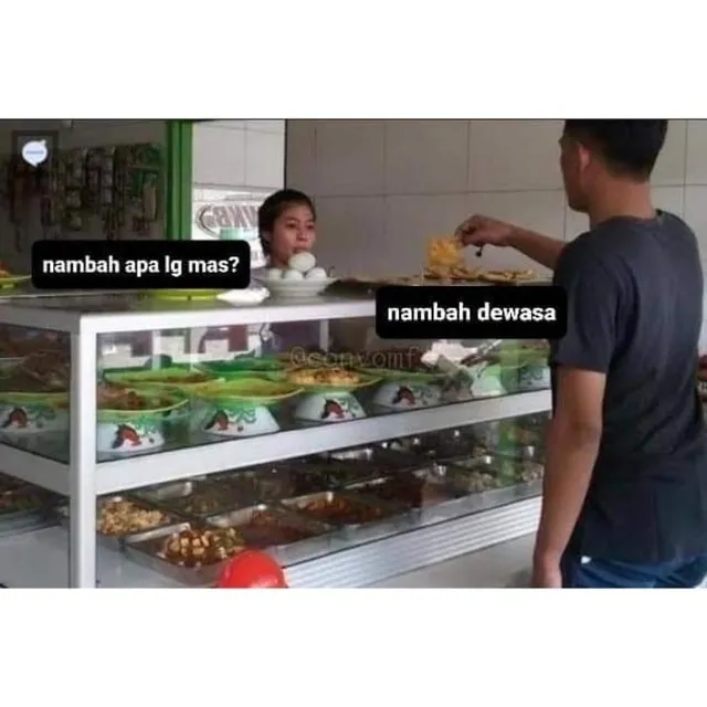 meme percakapan dua orang © Instagram meme percakapan dua orang © Instagram