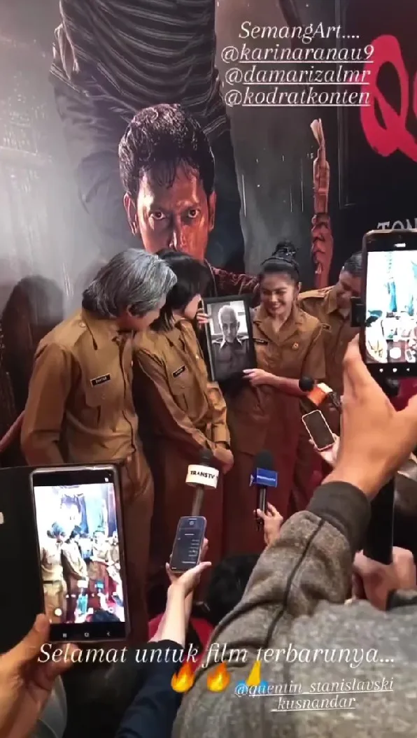 keluarga Karina Ranau hadiri gala premiere © 2025 Instagram 