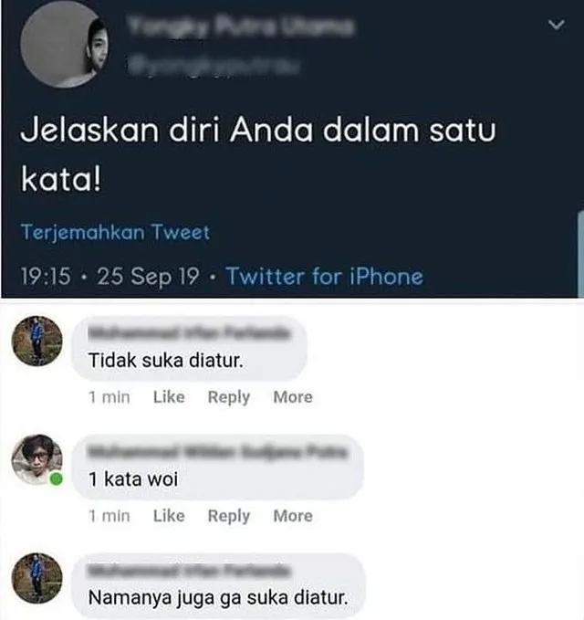 komentar endingnya bikin kesel © berbagai sumber