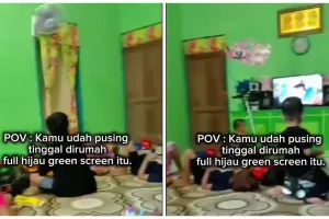Mulanya rumah jadul bak green screen, wanita ini nukang sendiri jadi ala American classic, 9 potretnya