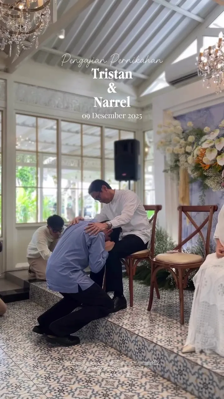 Pengajian jelang nikah Tristan Juliano anak Addie MS dan Memes © 2025 brilio.net Pengajian jelang nikah Tristan Juliano anak Addie MS dan Memes © 2025 brilio.net