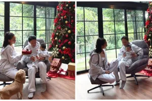 9 Potret Erika Carlina rayakan ultah DJ Bravy bareng sang anak, ucap eks pacar sosok berhati baik