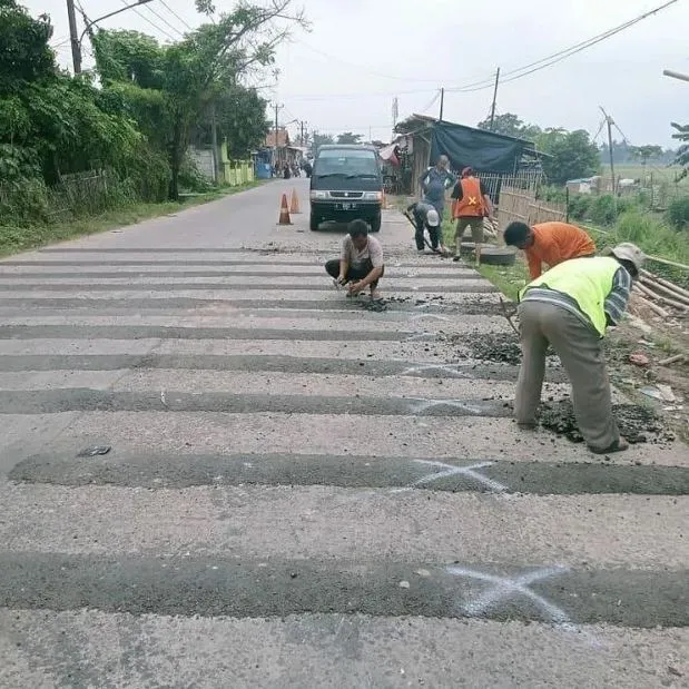 penampakan nyeleneh di tengah jalan raya © berbagai sumber