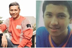 Rambut belah tengah andalan saat SMA, begini 7 foto lawas Gading Marten