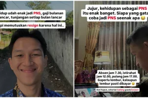 Sudah nyaman dengan gaji dan tunjangan, pria ini justru putuskan resign dari PNS, alasannya bikin haru