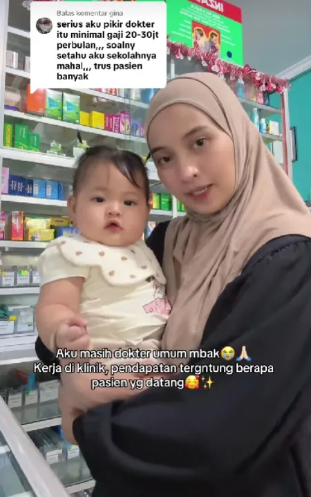 dokter ini spill gaji yang diterima © TikTok