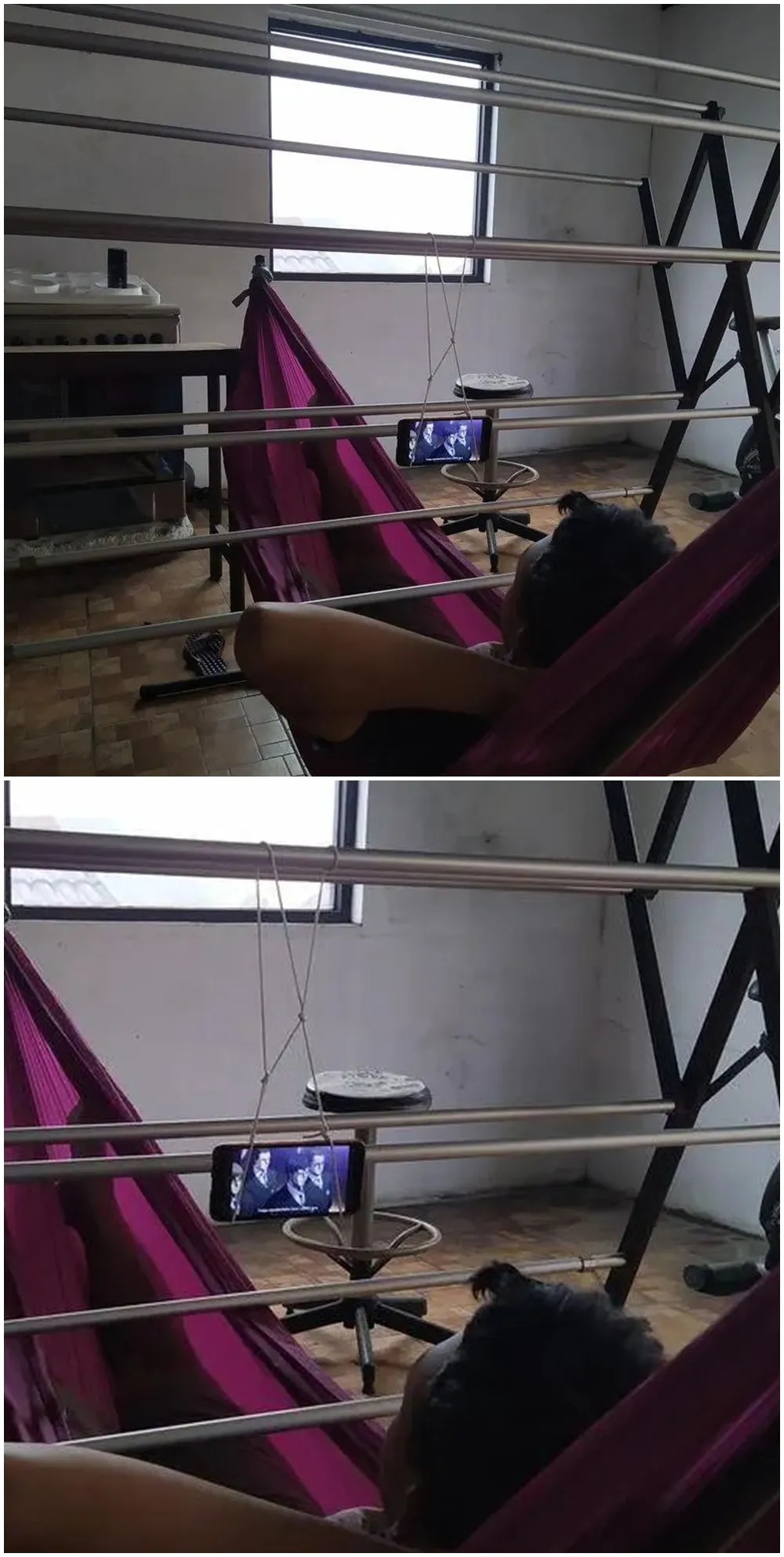 life hack nonton di HP © Instagram