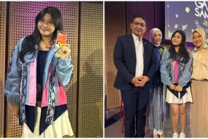 7 Potret Nasha anak Pasha-Okie Agustina lolos finalis Gadis Sampul, bahagia didampingi tiga orang tua