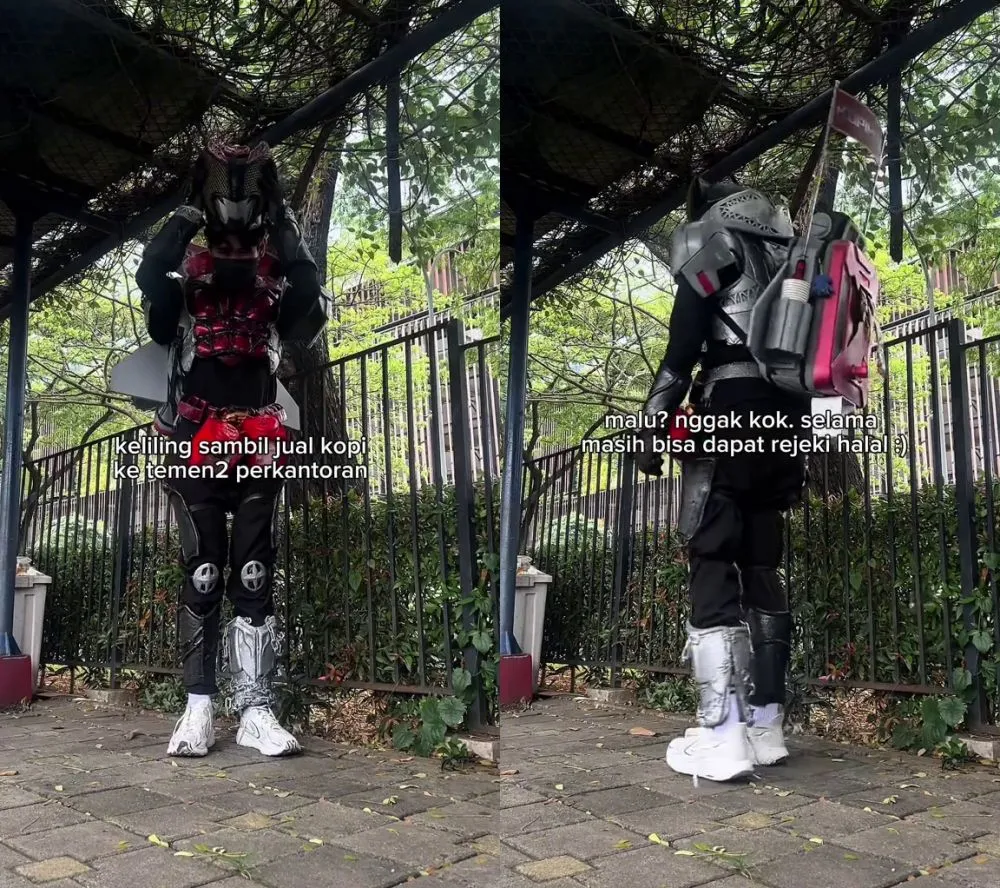 Kisah lulusan S-2 jadi badut dan jualan kopi © 2025 TikTok Kisah lulusan S-2 jadi badut dan jualan kopi © 2025 TikTok