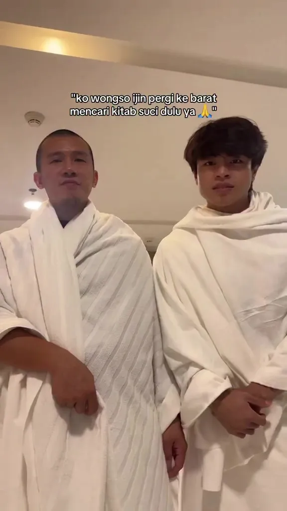 Steven Wongso umrah perdana barenga Felix Siaw © 2025 Instagram