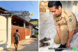 Viral kisah pria resign PNS usai 13 tahun mengabdi demi dagang bareng istri, yakin rezeki tetap ngalir