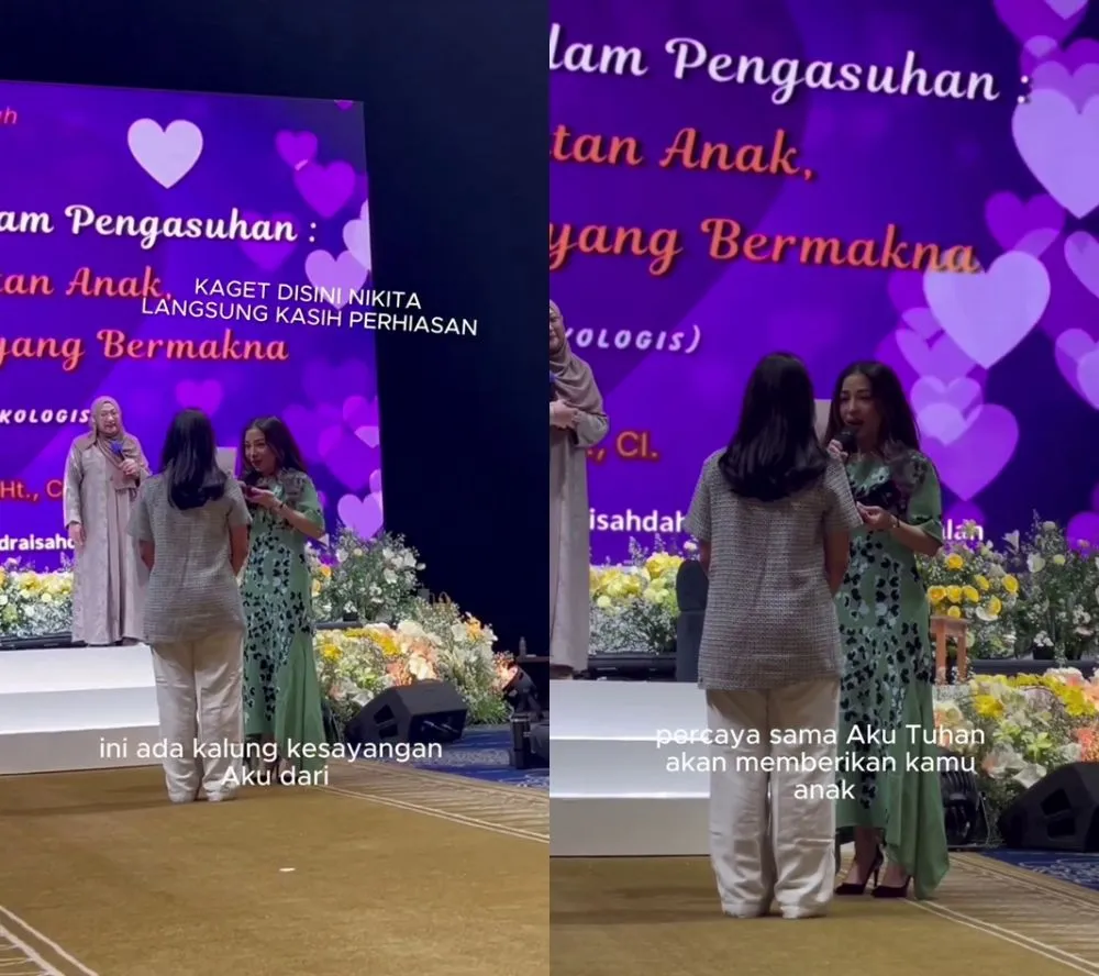 Nikita Willy hadiahi peserta kalung diamond © 2025 brilio.net Nikita Willy hadiahi peserta kalung diamond © 2025 brilio.net