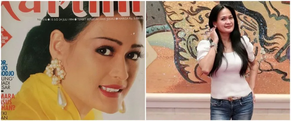 potret dulu dan kini Donna Harun © berbagai sumber