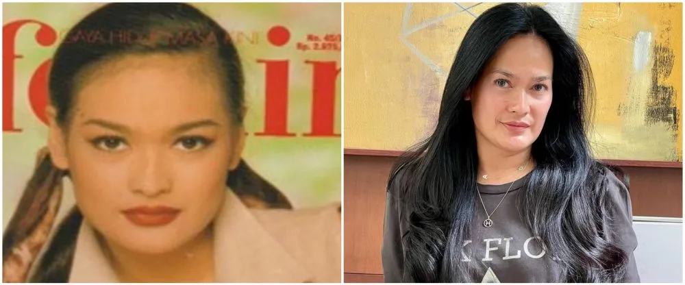 potret dulu dan kini Donna Harun © berbagai sumber