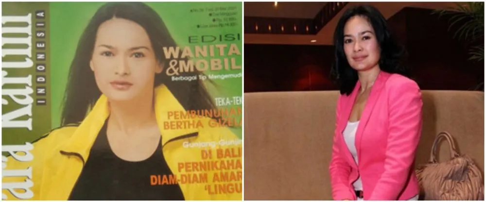 potret dulu dan kini Donna Harun © berbagai sumber