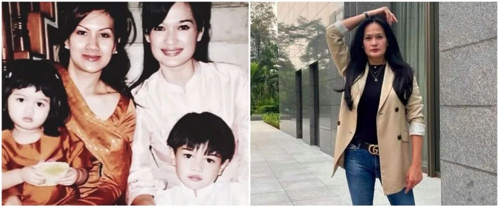 potret dulu dan kini Donna Harun © berbagai sumber