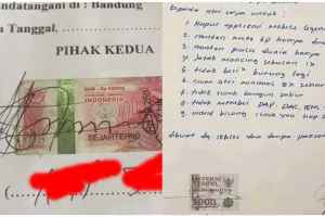 6 Surat perjanjian bermeterai paling nyeleneh, isinya tak terduga dan bikin senyum sendiri
