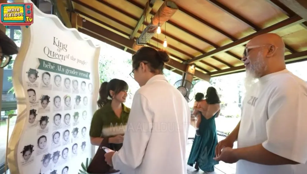 perayaan pesta gender reveal Alyssa Daguise dan Al © YouTube