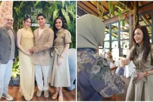 9 Potret pesta gender reveal Alyssa Daguise dan Al, Mulan Jameela ajak salaman Maia Estianty