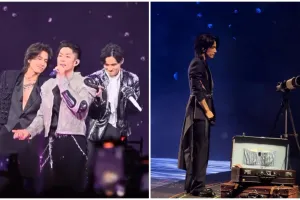 9 Potret F4 Meteor Garden gelar konser reuni, Jerry Yan menangis kenang Barbie Hsu
