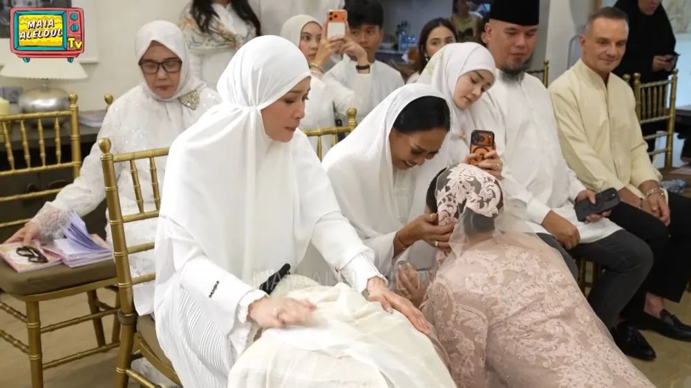 Acara tasyakuran 4 bulan kehamilan Alyssa Daguise © 2025 brilio.net