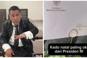 Hotman Paris dapat hadiah Natal dari Prabowo Subianto, isinya bikin salfok, ini 7 potretnya