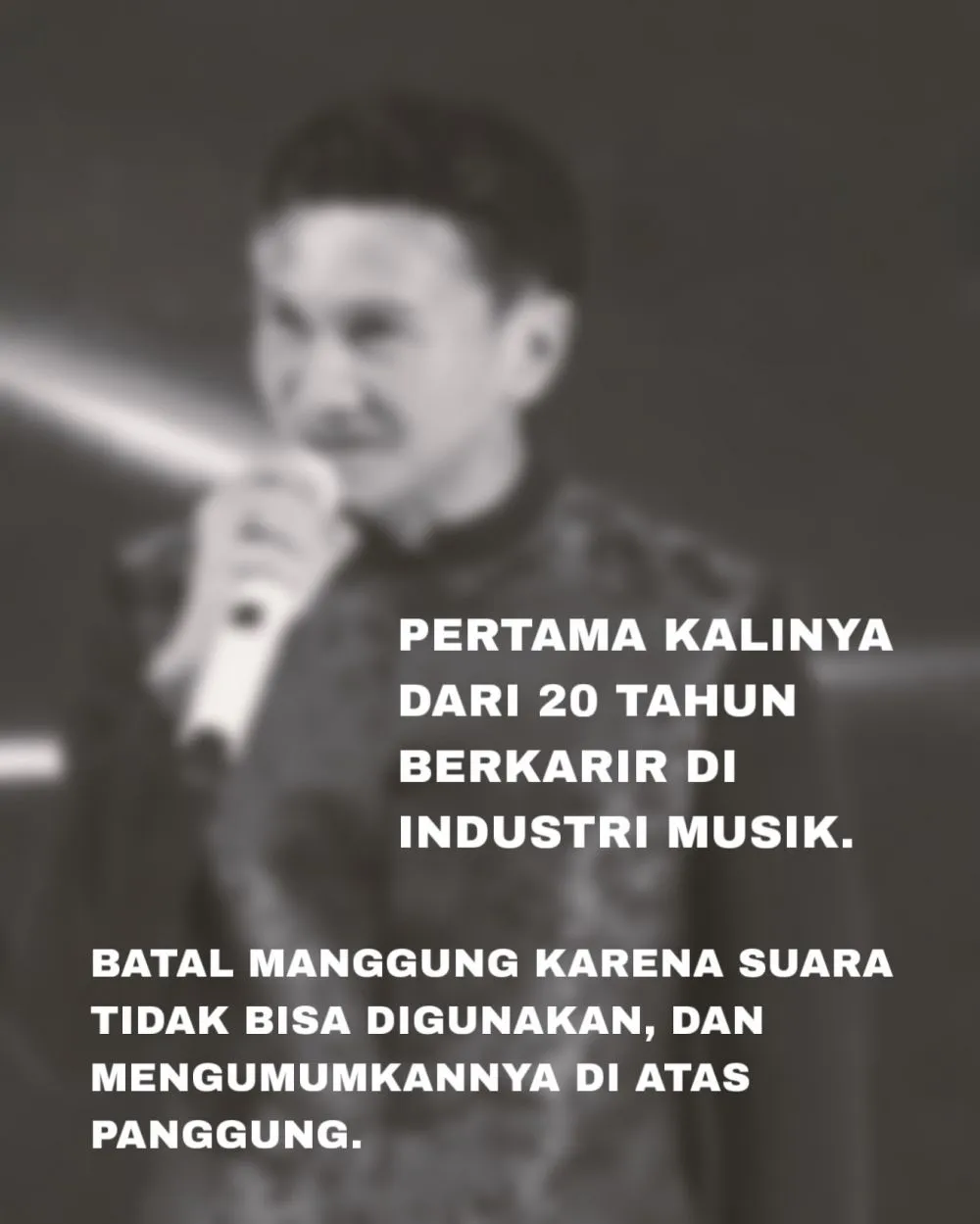 sikap gentle Anji umumkan batal nyanyi © Instagram sikap gentle Anji umumkan batal nyanyi © Instagram