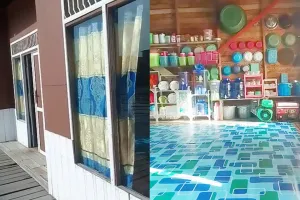 Sederhana tapi memikat, 7 potret dapur di rumah panggung ini rapi tanpa kitchen set & sedap dipandang