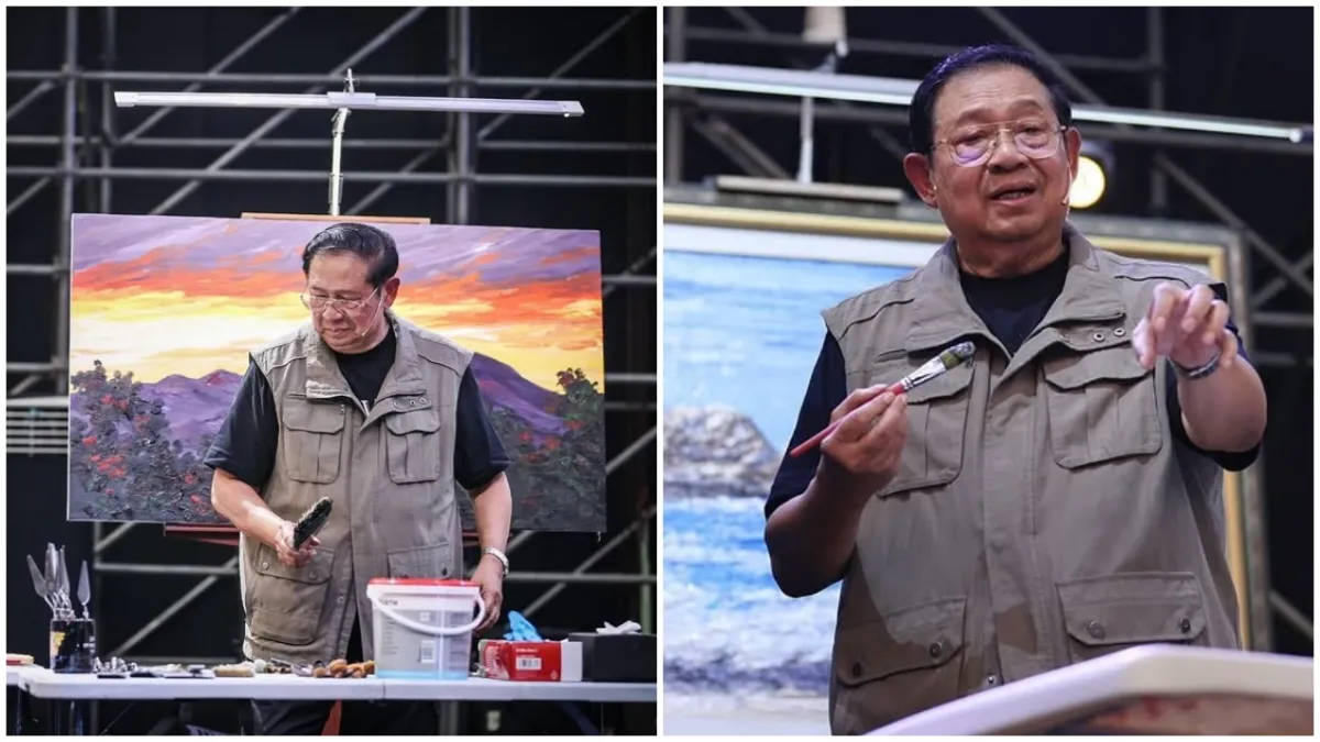 SBY lelang lukisan ciptaannya untuk donasi korban bencana Sumatra, terjual Rp311 juta