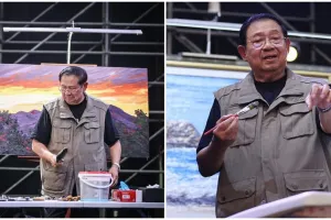 SBY lelang lukisan ciptaannya untuk donasi korban bencana Sumatra, terjual Rp311 juta