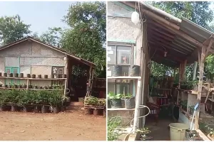 Rumah gubuk dari luar tampak reyot ternyata dalamnya mewah, ini 9 potretnya bikin terkecoh