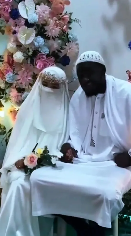 pria Sudan nikahi gadis Sulawesi Selatan © TikTok pria Sudan nikahi gadis Sulawesi Selatan © TikTok