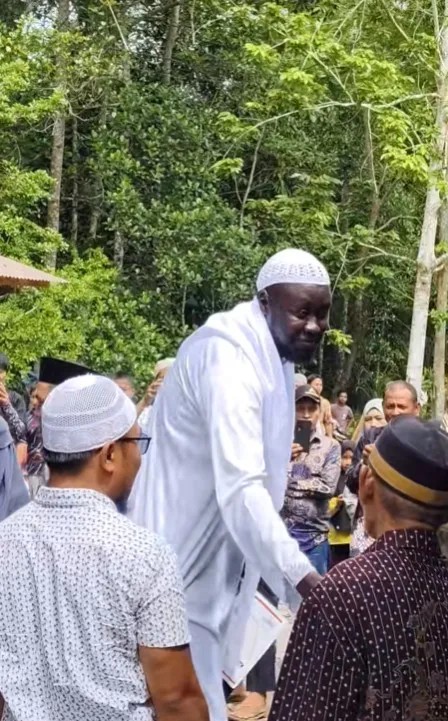 pria Sudan nikahi gadis Sulawesi Selatan © TikTok pria Sudan nikahi gadis Sulawesi Selatan © TikTok