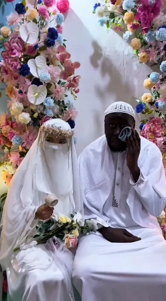 pria Sudan nikahi gadis Sulawesi Selatan © TikTok pria Sudan nikahi gadis Sulawesi Selatan © TikTok