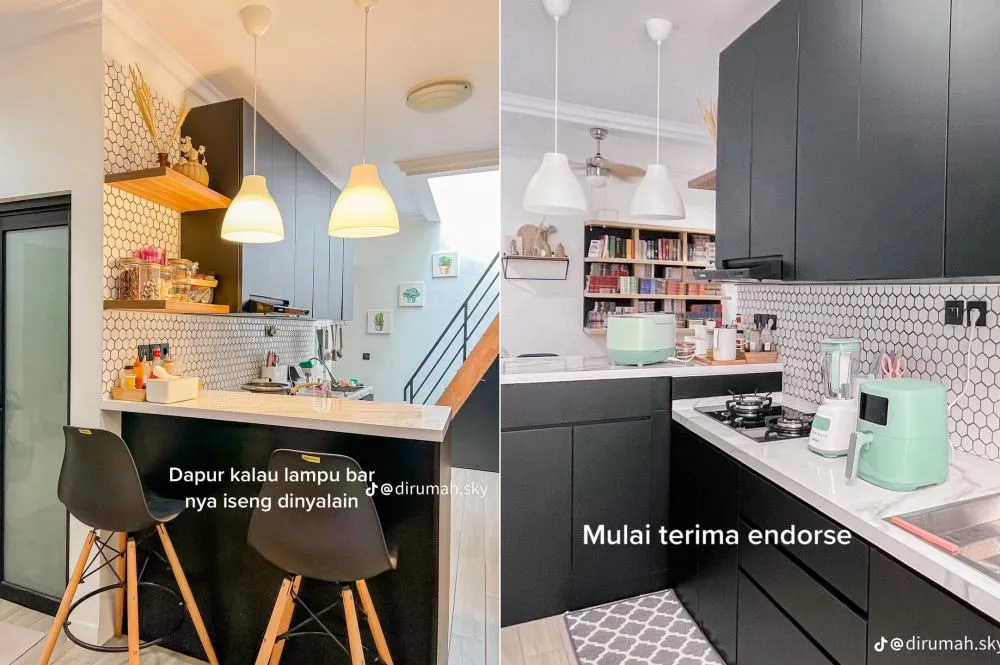 rumah kontrakan jadi minimalis © TikTok