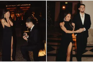 9 Potret Jennifer Coppen dilamar Justin Hubner saat dinner bareng keluarga, captionnya bikin baper