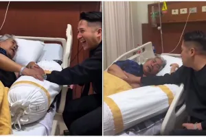 Jaja Miharja kembali masuk rumah sakit karena komplikasi, intip 9 potretnya saat ditengok Irfan Hakim