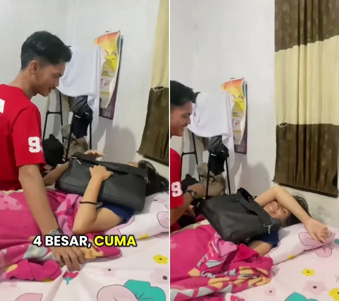 Kakak hadiahi adik laptop walau cuma raih 4 besar © 2025 TikTok