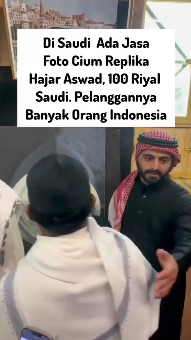 Viral Foto Hajar Aswad berbagai sumber
