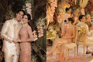 9 Potret dekorasi & menu makanan pertunangan El Rumi & Syifa Hadju, momen hangat kumpul keluarga besar