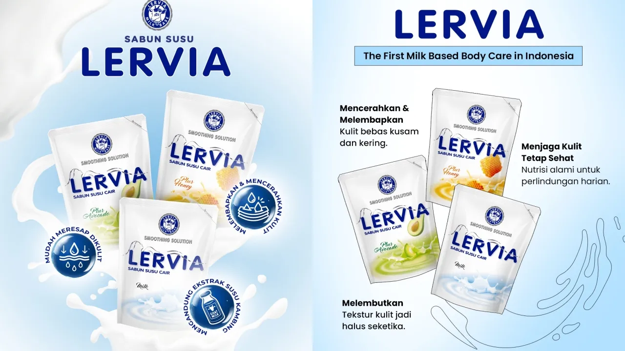 Sabun susu bikin momen mandi lebih calming, ini kata Lervia yang jadi pionirnya sejak 24 tahun lalu