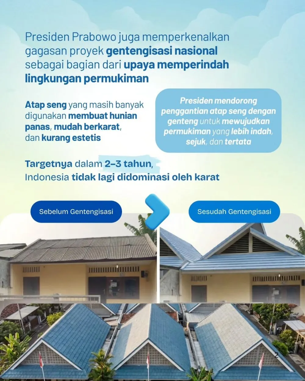 Program Gentengisasi Instagram @sekretariat.kabinet